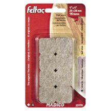 Madico FELTAC Self-Stick Felt Floor Savers Round 25mm 16pk