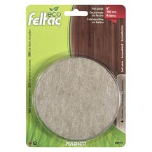 Madico ECO FELTAC Self-Stick Felt Floor Savers Beige 102mm 4pk