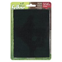 Madico ECO FELTAC Self-Stick Felt Floor Savers Black Sheet 2pk