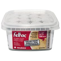 FELTAC Self-Stick Felt Floor Savers Round 29mm 208pk