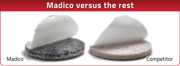 Madico FELTAC pads versus cheap felt pads