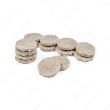 ECO FELTAC Self-Stick Felt Floor Savers  25mm Round Beige 16pk - Image 2
