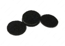 ECO FELTAC Self-Stick Felt Floor Savers  38mm Round Black 8pk - Image 2