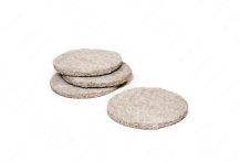 ECO FELTAC Self-Stick Felt Floor Savers  48mm Round Beige 4pk - Image 2