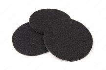 ECO FELTAC Self-Stick Felt Floor Savers  57mm Round Black 4pk - Image 2