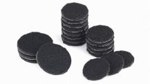 ECO FELTAC Self-Stick Felt Floor Savers  Black Multipack 20pk - Image 2